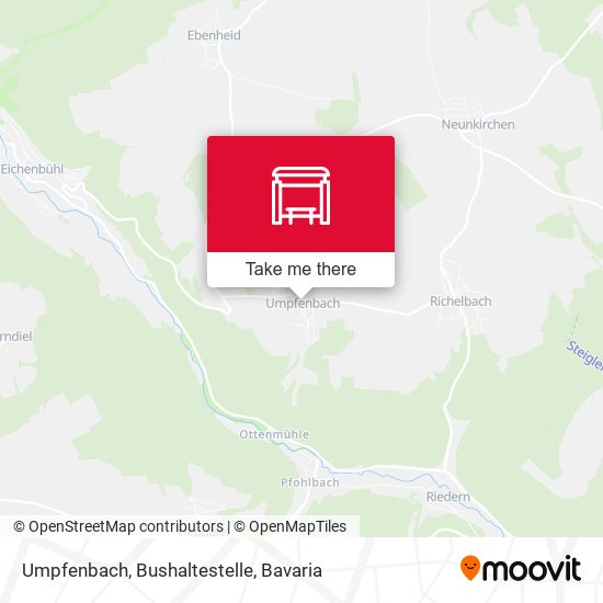 Umpfenbach, Bushaltestelle map