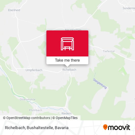 Richelbach, Bushaltestelle map