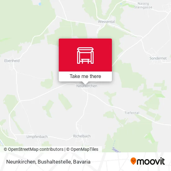 Карта Neunkirchen, Bushaltestelle