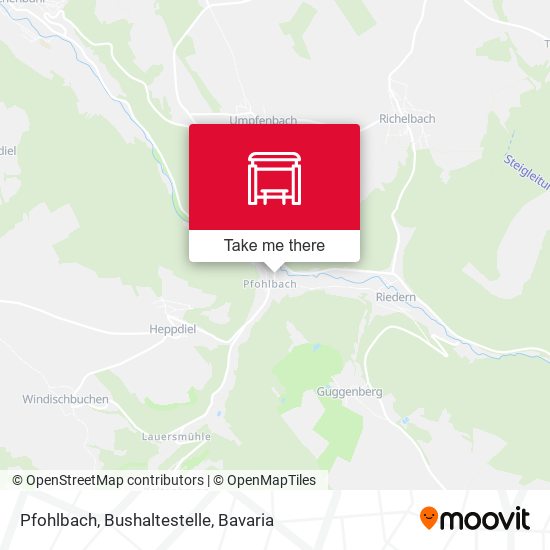 Pfohlbach, Bushaltestelle map