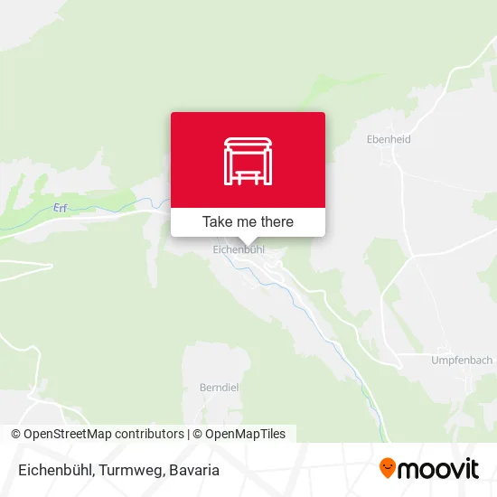 Карта Eichenbühl, Turmweg