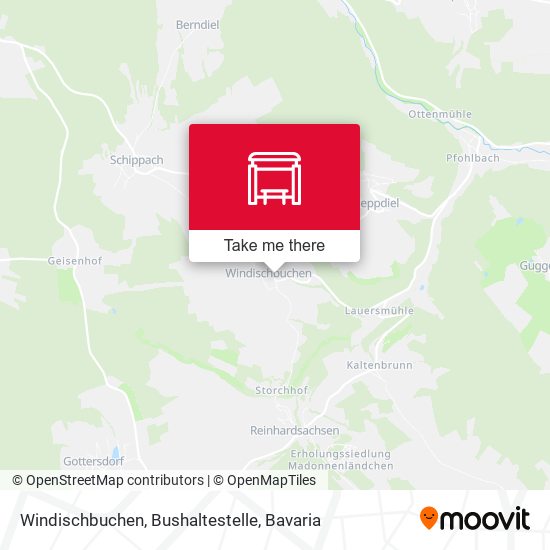 Windischbuchen, Bushaltestelle map
