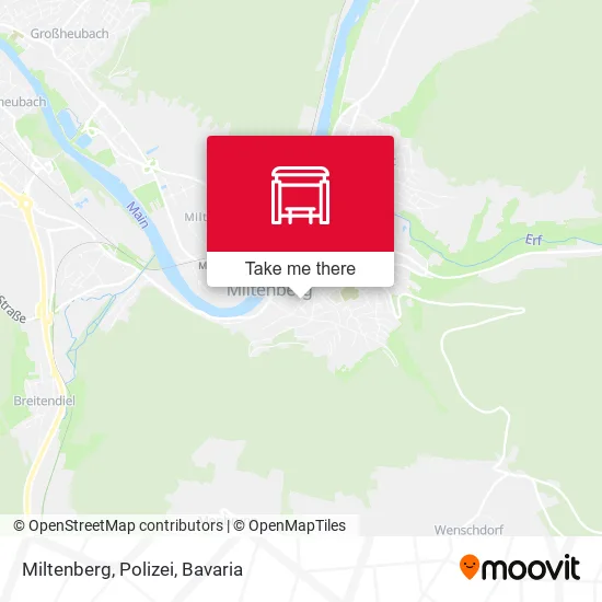 Карта Miltenberg, Polizei