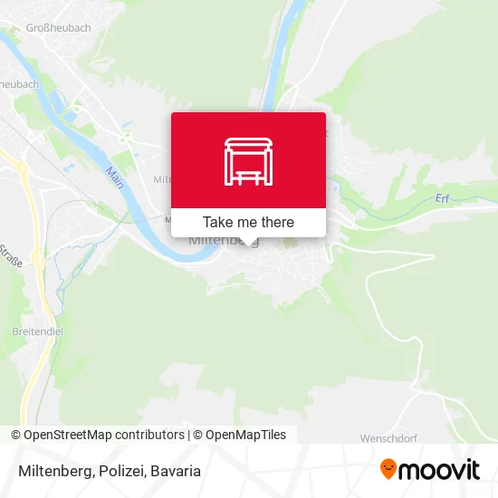 Карта Miltenberg, Polizei