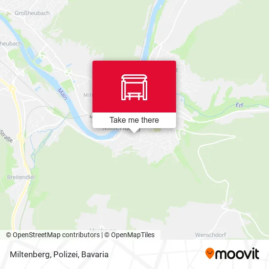Карта Miltenberg, Polizei