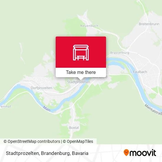 Карта Stadtprozelten, Brandenburg