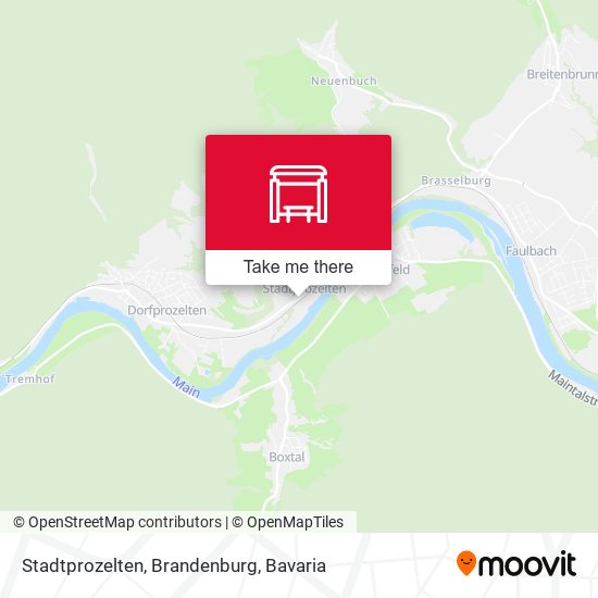 Stadtprozelten, Brandenburg map