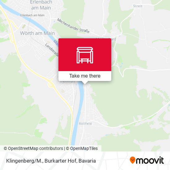 Klingenberg/M., Burkarter Hof map
