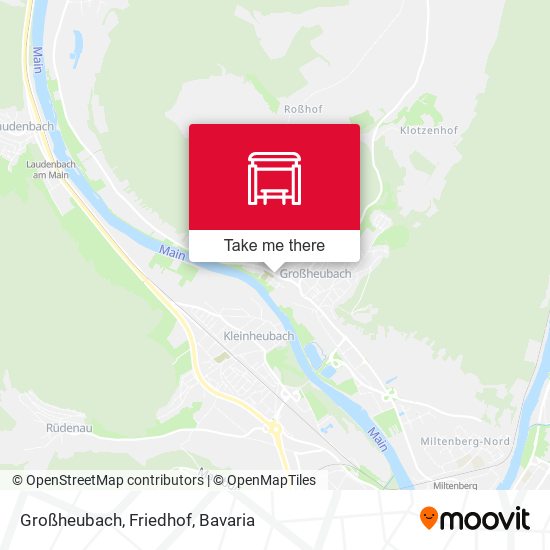 Großheubach, Friedhof map