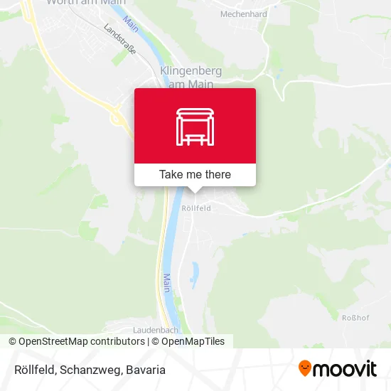 Карта Röllfeld, Schanzweg