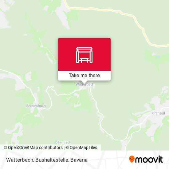 Watterbach, Bushaltestelle map