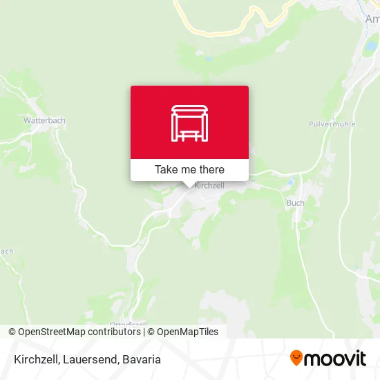 Карта Kirchzell, Lauersend