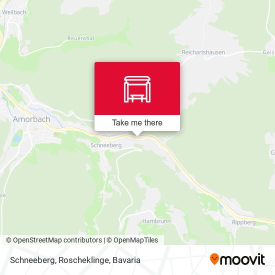 Schneeberg, Roscheklinge map
