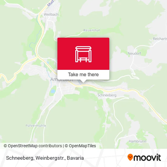 Карта Schneeberg, Weinbergstr.