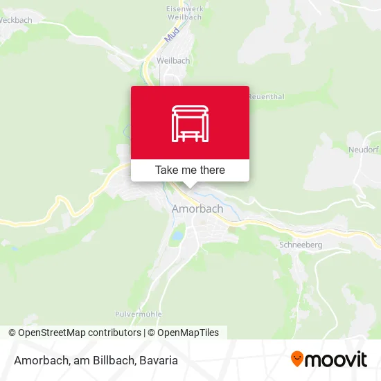 Карта Amorbach, am Billbach