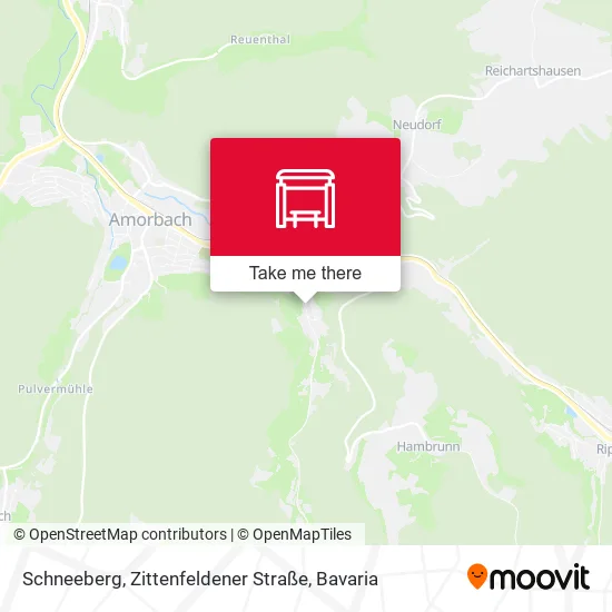 Карта Schneeberg, Zittenfeldener Straße