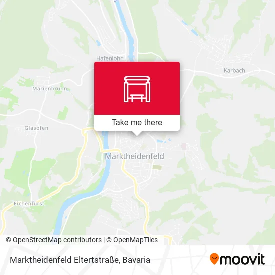 Карта Marktheidenfeld Eltertstraße