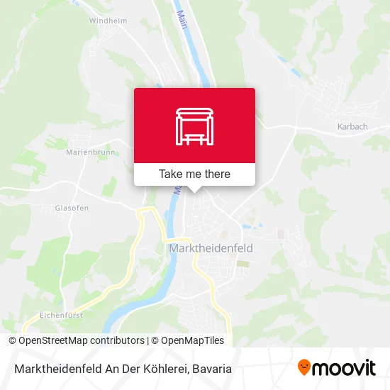 Карта Marktheidenfeld An Der Köhlerei
