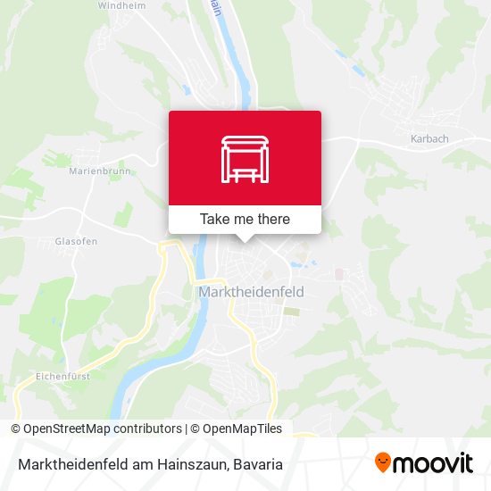 Marktheidenfeld am Hainszaun map