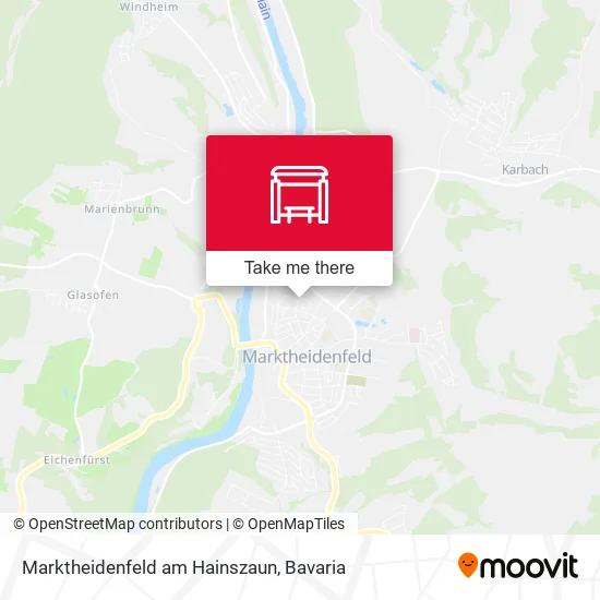 Карта Marktheidenfeld am Hainszaun