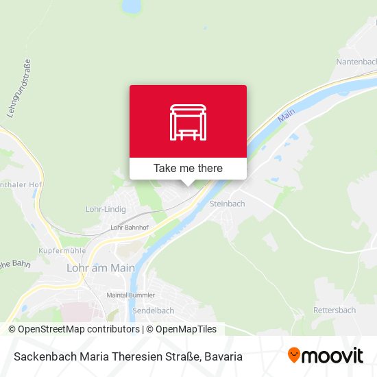 Sackenbach Maria Theresien Straße map