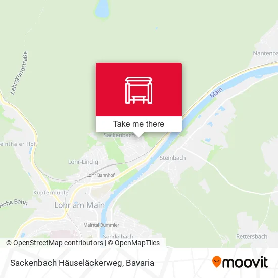 Карта Sackenbach Häuseläckerweg