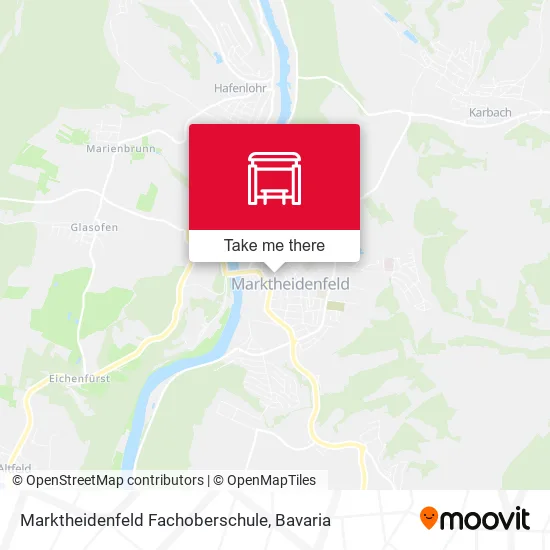 Карта Marktheidenfeld Fachoberschule