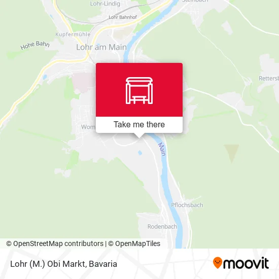 Карта Lohr (M.) Obi Markt
