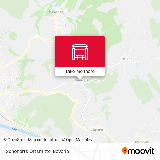 Schönarts Ortsmitte map