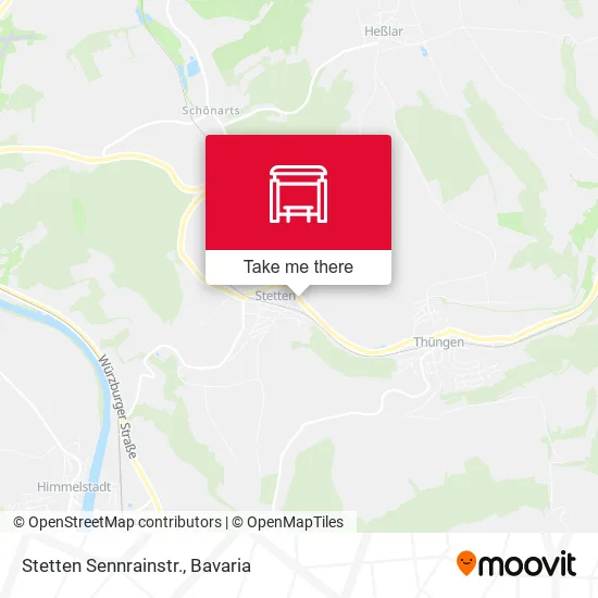 Карта Stetten Sennrainstr.
