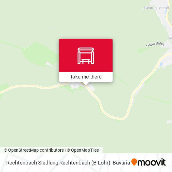 Rechtenbach Siedlung,Rechtenbach (B Lohr) map