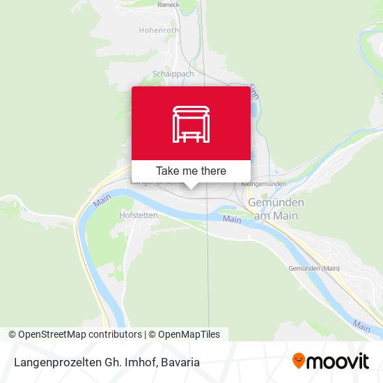 Langenprozelten Gh. Imhof map