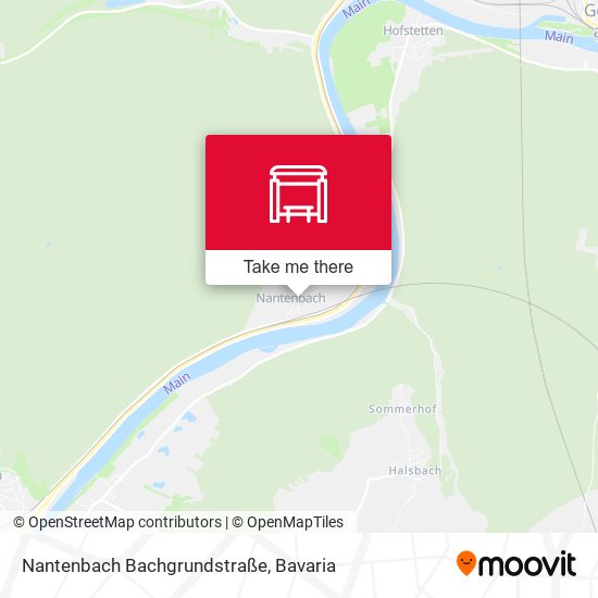 Nantenbach Bachgrundstraße map