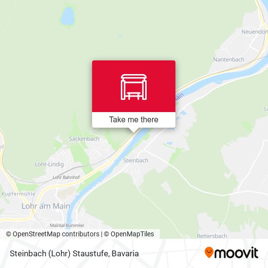 Steinbach (Lohr) Staustufe map