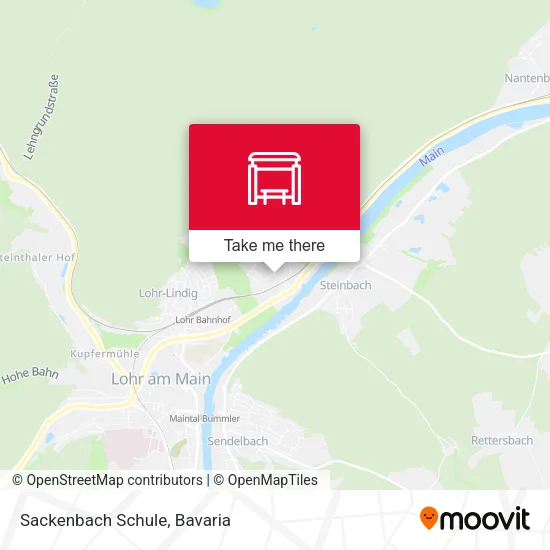 Карта Sackenbach Schule