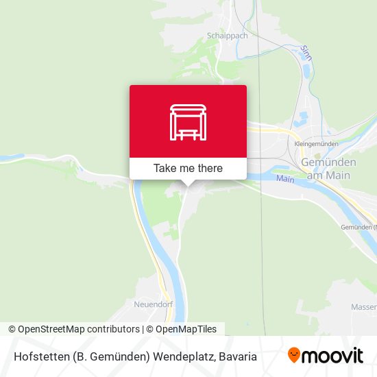 Hofstetten (B. Gemünden) Wendeplatz map