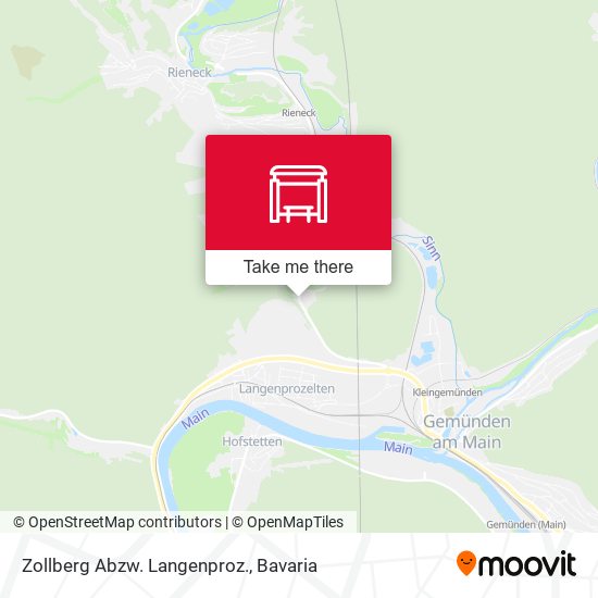 Zollberg Abzw. Langenproz. map