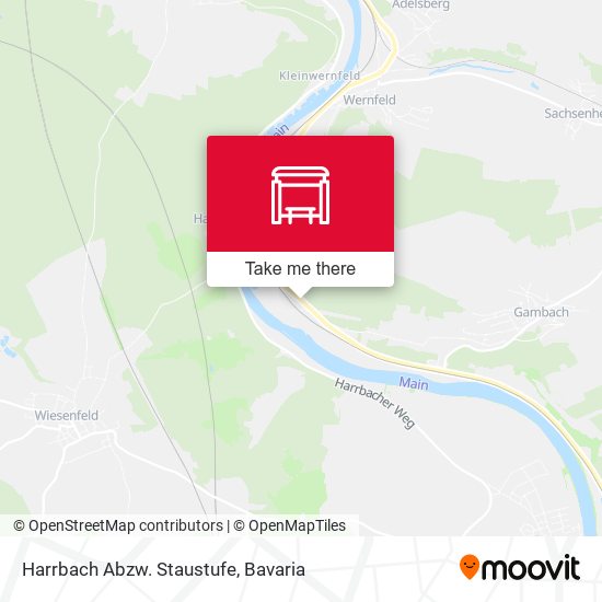 Harrbach Abzw. Staustufe map