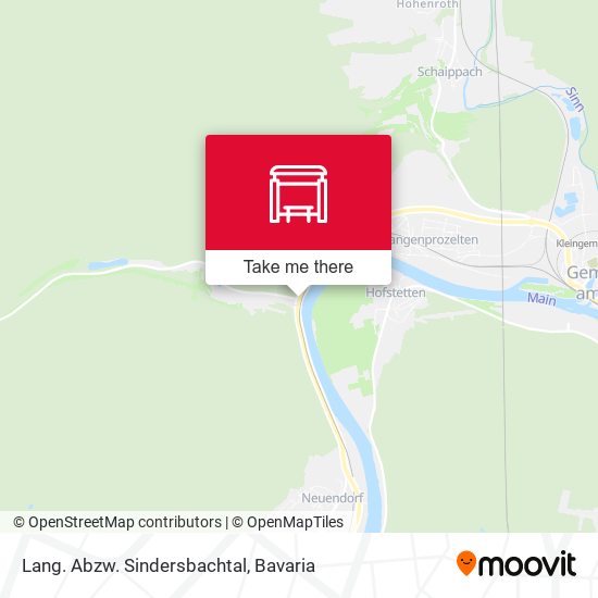 Lang. Abzw. Sindersbachtal map