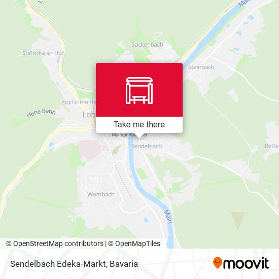 Sendelbach Edeka-Markt map