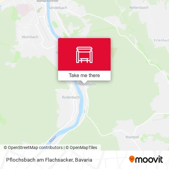 Карта Pflochsbach am Flachsacker