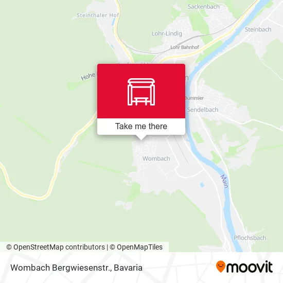 Карта Wombach Bergwiesenstr.