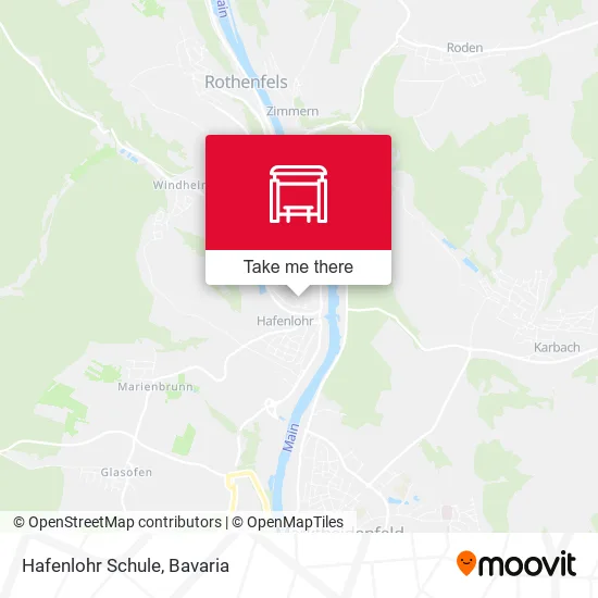Карта Hafenlohr Schule