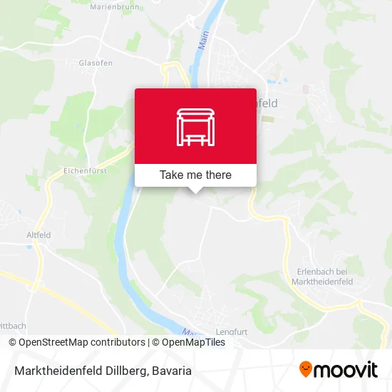 Карта Marktheidenfeld Dillberg