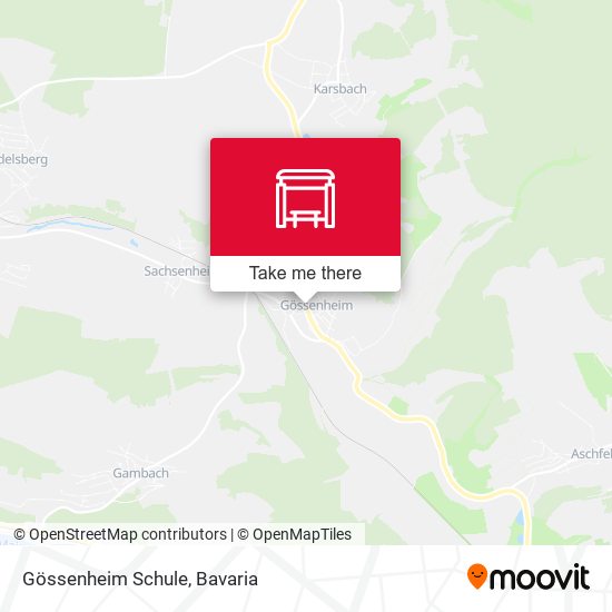 Gössenheim Schule map