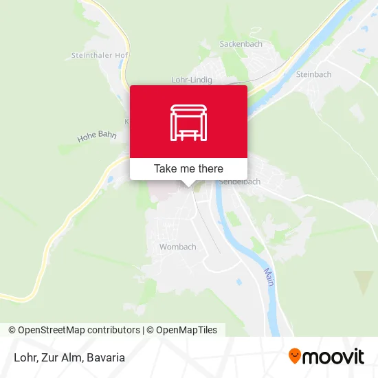 Карта Lohr, Zur Alm