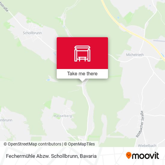 Fechermühle Abzw. Schollbrunn map
