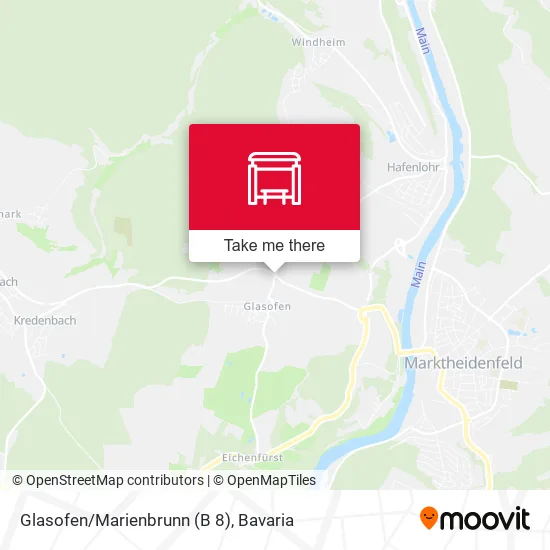 Карта Glasofen/Marienbrunn (B 8)