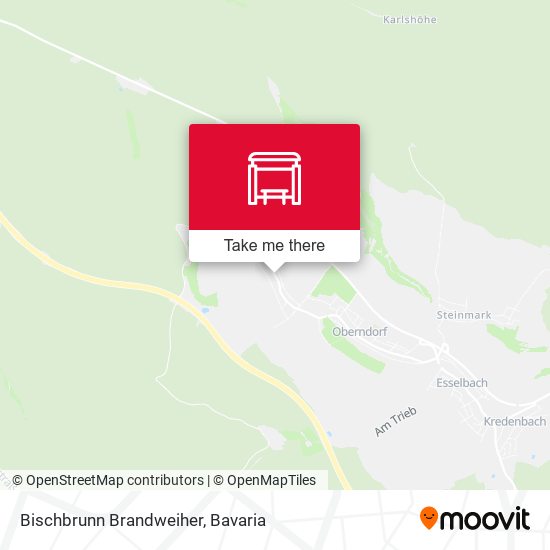 Bischbrunn Brandweiher map