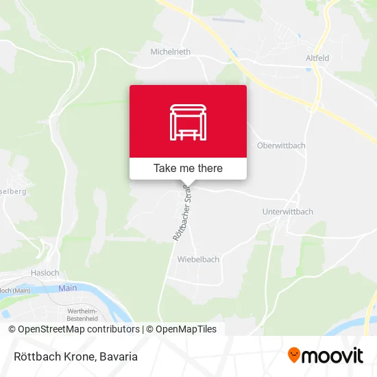 Карта Röttbach Krone